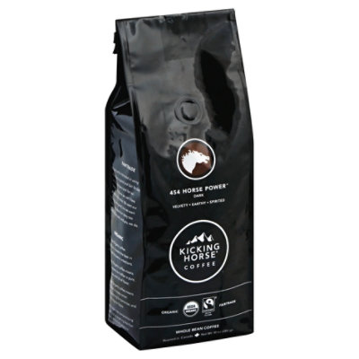 Kicking Horse Coffee Whole Bean Dark Roast 454 Horse Power - 10 Oz