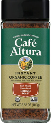 Cafe Altura Coffee Organic Instant - 3.53 Oz - Image 2