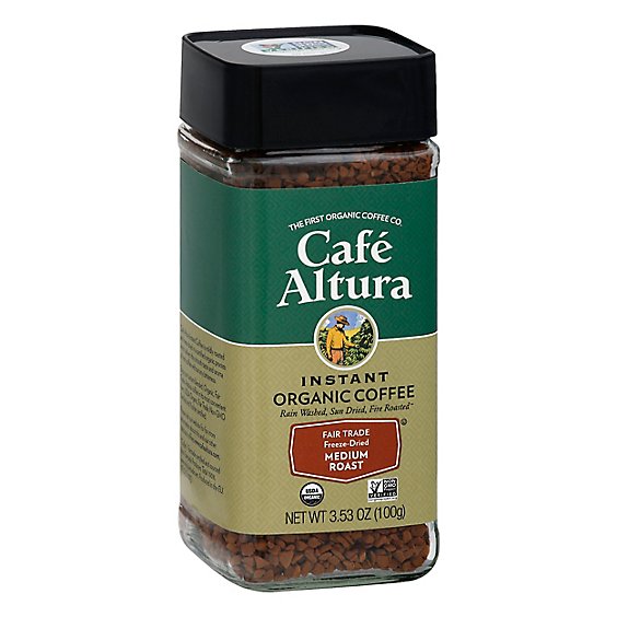 Cafe Altura Coffee Organic Instant - 3.53 Oz