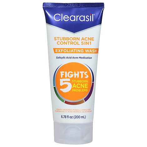 Clearasil Ultra   5in1 Exfoliating Wash - 6.78 Oz