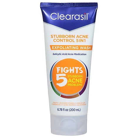 exfoliating clearasil 5in1