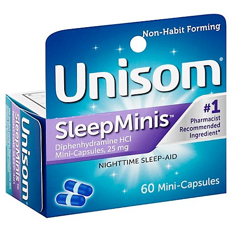 Unisom Sleep Gel Minis - 60 Count