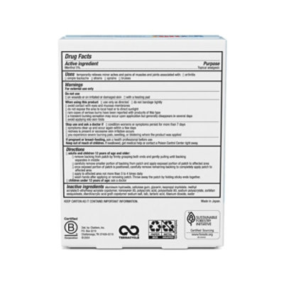 Icy Hot Medicated Patch XL Back And Large Areas - 3 Count - Image 2