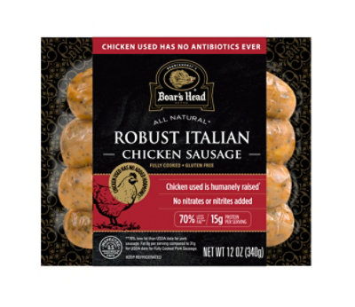 Boars Head Sausage Chicken Robust Italian - 12 Oz - Image 1