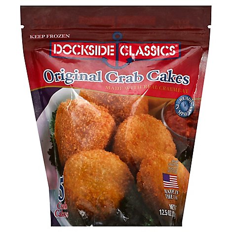 Dockside Classics Crab Cakes Original 5 Count - 12.5 Oz