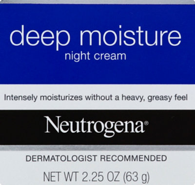 Neutrogena Face Deep Moisture Night Cream - 2.25 Safeway