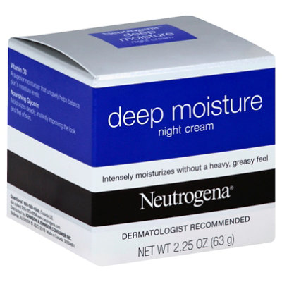 Neutrogena Face Deep Moisture Night Cream - 2.25 Safeway