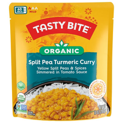 Tasty Bite Organic Split Pea Turmeric Curry Earthy Split Pea Curry - 10 Oz - Image 1