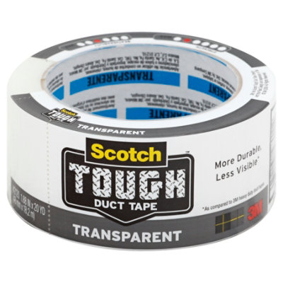 3M Scotch Duct Tape Transparent 20yd - Each