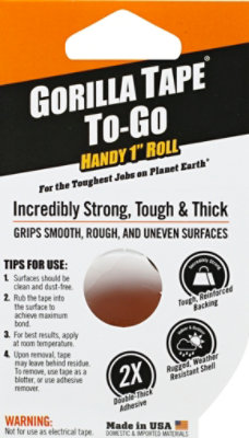 Gorilla Tape To-Go Handy 1 Roll - Each - Image 3