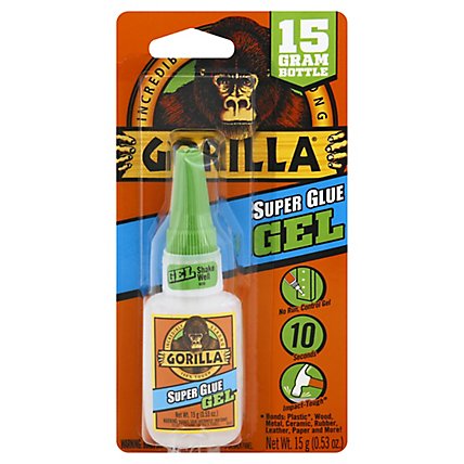 Gorilla Glue Super Glue Gel - 0.53 Oz - Image 1