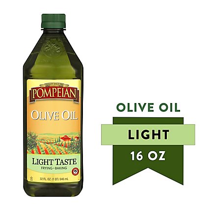Pompeian Olive Oil Extra Light Tasting Mild Flavor - 16 Fl. Oz. - Image 2