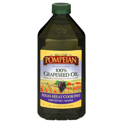 Pompeian Grapeseed Oil Delicate Flavor - 68 Fl. Oz.
