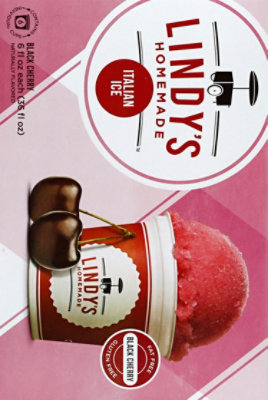 Lindys Italian Ice Black Cherry - 6-6 Fl. Oz. - Image 3