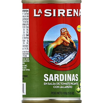 La Sirena Sardines In Tomato Sauce With Jalapeno Can - 5.5 Oz - Image 3