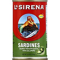 La Sirena Sardines In Tomato Sauce With Jalapeno Can - 5.5 Oz - Image 2