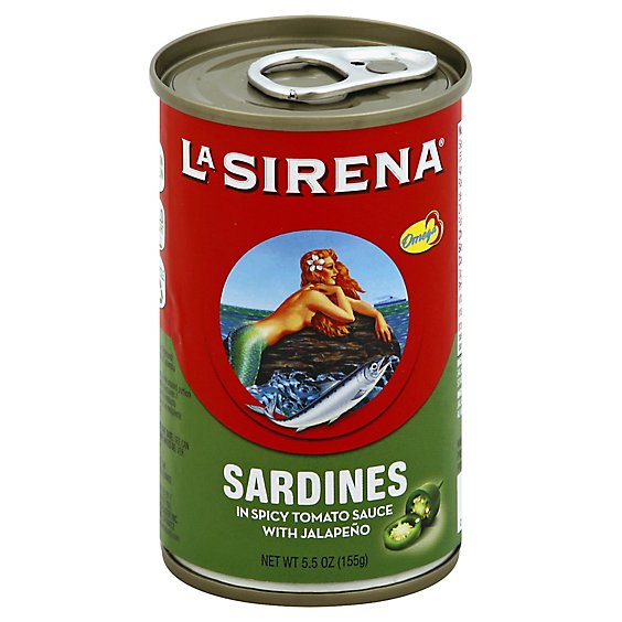 La Sirena Sardines In Tomato Sauce With Jalapeno Can - 5.5 Oz