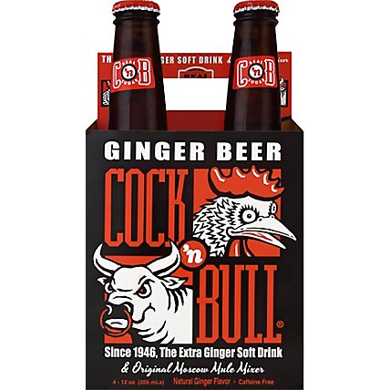 Cocknbull Gingerbeer Soft Drink - 4-6 Fl. Oz. - Image 2