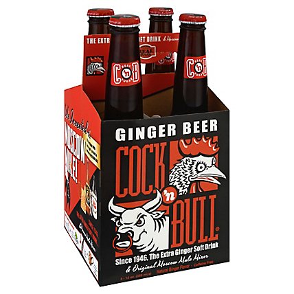 Cocknbull Gingerbeer Soft Drink - 4-6 Fl. Oz. - Image 1