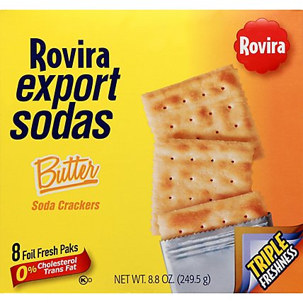 Rovira Export Sodas Crackers Soda Butter Box 8 Count - 8.8 Oz - Image 6