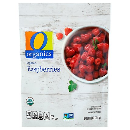 O Organics Raspberries Frozen - 10 Oz - Image 1