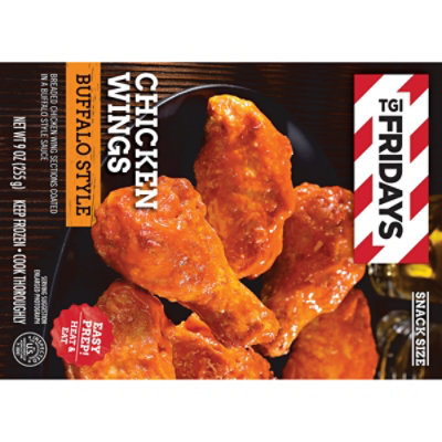 TGI Fridays Frozen Appetizers Buffalo Style Chicken Wings - 9 Oz - Image 3