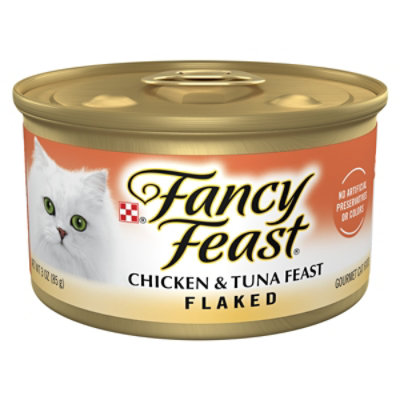 Fancy Feast Cat Food Wet Chicken & Tuna - 3 Oz