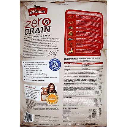 Rachael Ray Nutrish Zero Grain Food for Dogs Beef Potato & Bison Recipe Bag - 11 Lb - Image 3