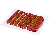Meat Counter Beef Flap Carne Asada Marinated - 1.50 LB