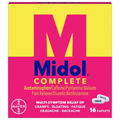 Midol Caps Menstrual Maximum Strength - 16 Count