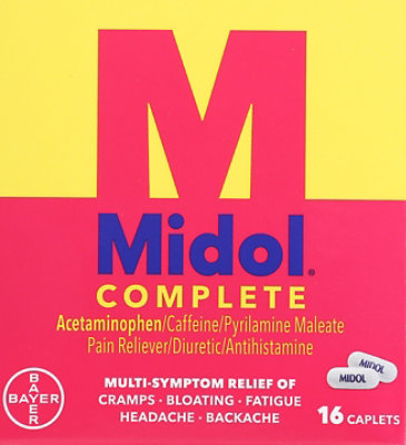 Midol Caps Menstrual Maximum Strength - 16 Count - Image 2