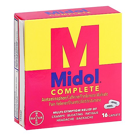 Midol Caps Menstrual Maximum Strength - 16 Count