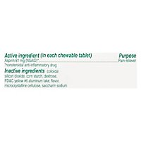 Bayer Aspirin Chewable Tablets Orange 81 mg - 108 Count - Image 4