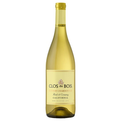 Clos du Bois Buttery Chardonnay Wine - 750 Ml. - Image 1