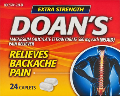 Doans Relieves Backache Pain Extra Strength Caplets - 24 Count - Image 2