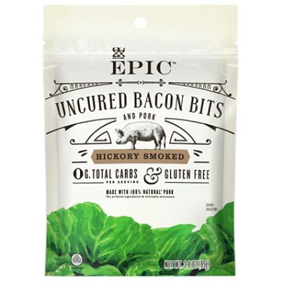 EPIC Bacon Bits Uncured Hickory Smoked - 3 Oz - Image 1