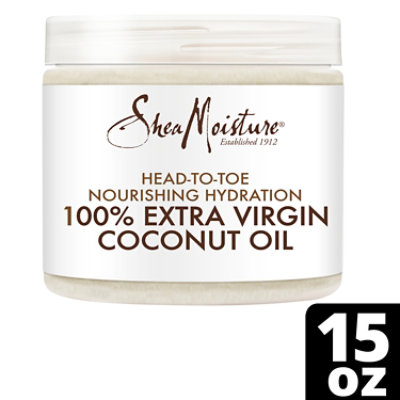 SheaMoisture Coconut Oil 100% Extra Virgin Nourishing Hydration - 15 Oz