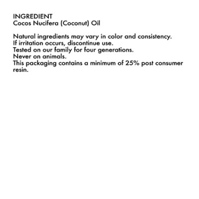 SheaMoisture Coconut Oil 100% Extra Virgin Nourishing Hydration - 15 Oz - Image 3