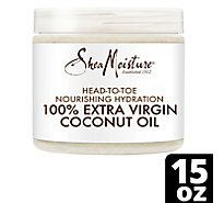 SheaMoisture Coconut Oil 100% Extra Virgin Nourishing Hydration - 15 Oz