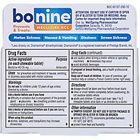 Bonine For Motion Sickness Chewable Tablets Raspberry Flavored - 16 Count - Image 5