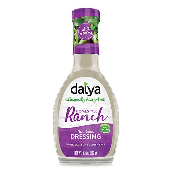 Daiya Dairy Free Homestyle Ranch Vegan Salad Dressing - 8.36 Oz