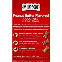 Milk-Bone Flavor Snacks Dog Snacks For All Sizes Minis Peanut Butter Variety Pack - 15 Oz - Image 3