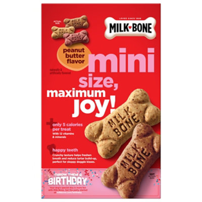 Milk-Bone Flavor Snacks Dog Snacks For All Sizes Minis Peanut Butter Variety Pack - 15 Oz - Image 7