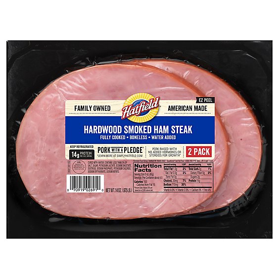 Hatfield Ham Steaks - 14 Oz