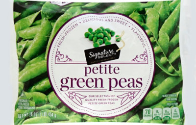 Signature Select Petite Green Peas - 16 Oz