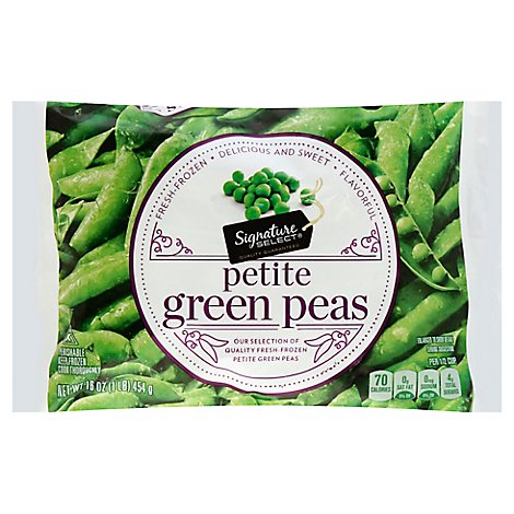 Signature SELECT Whole Petite Green Peas - 16 Oz