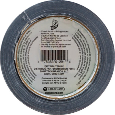 Duck Duck Tape 1.88 Inch All Purpose Black - Each - Image 3