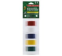 Duck Plastic Tape Colored Electronic - 5 Count