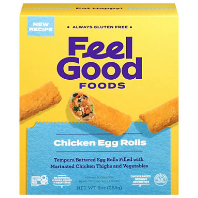 Feel Good Foods Gluten Free Chicken And Vegetable Egg Rolls - 9 Oz - Image 2