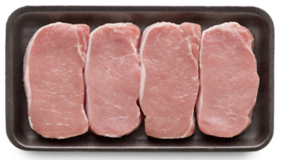 Meat Counter Pork Loin Top Loin Chop Boneless Thick - 1.50 LB
